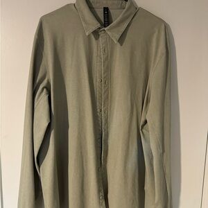 lululemon athletica Olive Dress Shirt